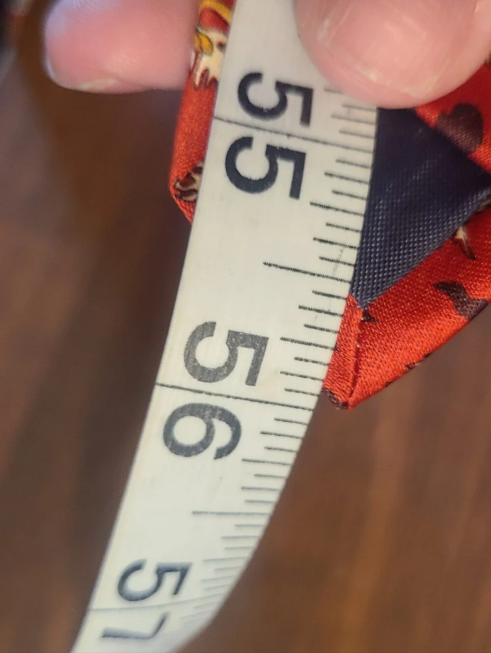 Kai Long Silk Red Dragon Print Men's Tie